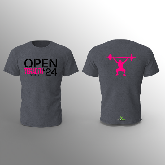 Tenaciti Fitness - T-Shirt - Open24 - Pink