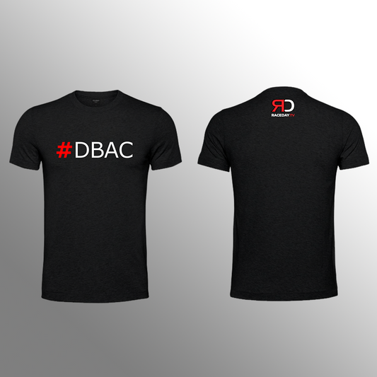 RaceDay TV - Black - T-Shirt - #DBAC