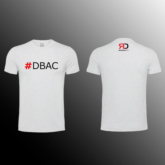 RaceDay TV - White - T-Shirt - #DBAC