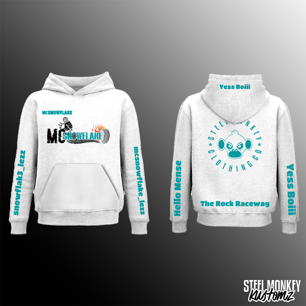 Snowflake - Hoodie - White