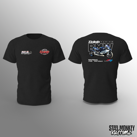 Colab Tuning - BMW - T-Shirt - Black - Rahul Maharaj / MLR