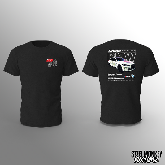 Colab Tuning - BMW - T-Shirt - Black - Rahul Maharaj 5150