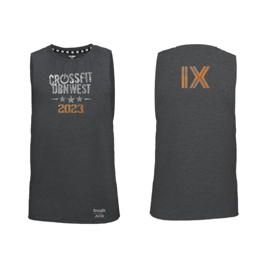 CF Crossfit Durban West - Charcoal - Muscle Tanks
