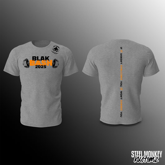 BLAK Bash - Grey - T-Shirt