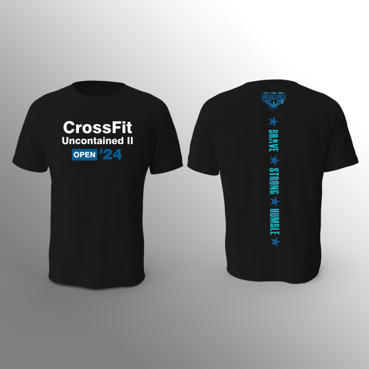 CrossFit Uncontained - Open24 - Black T-Shirts