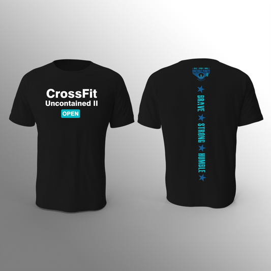 CrossFit Uncontained - Open - Black T-Shirts