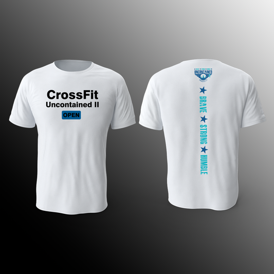 CrossFit Uncontained - Open - White T-Shirts