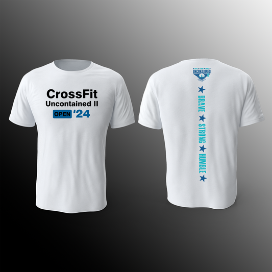 CrossFit Uncontained - Open24 - White T-Shirts