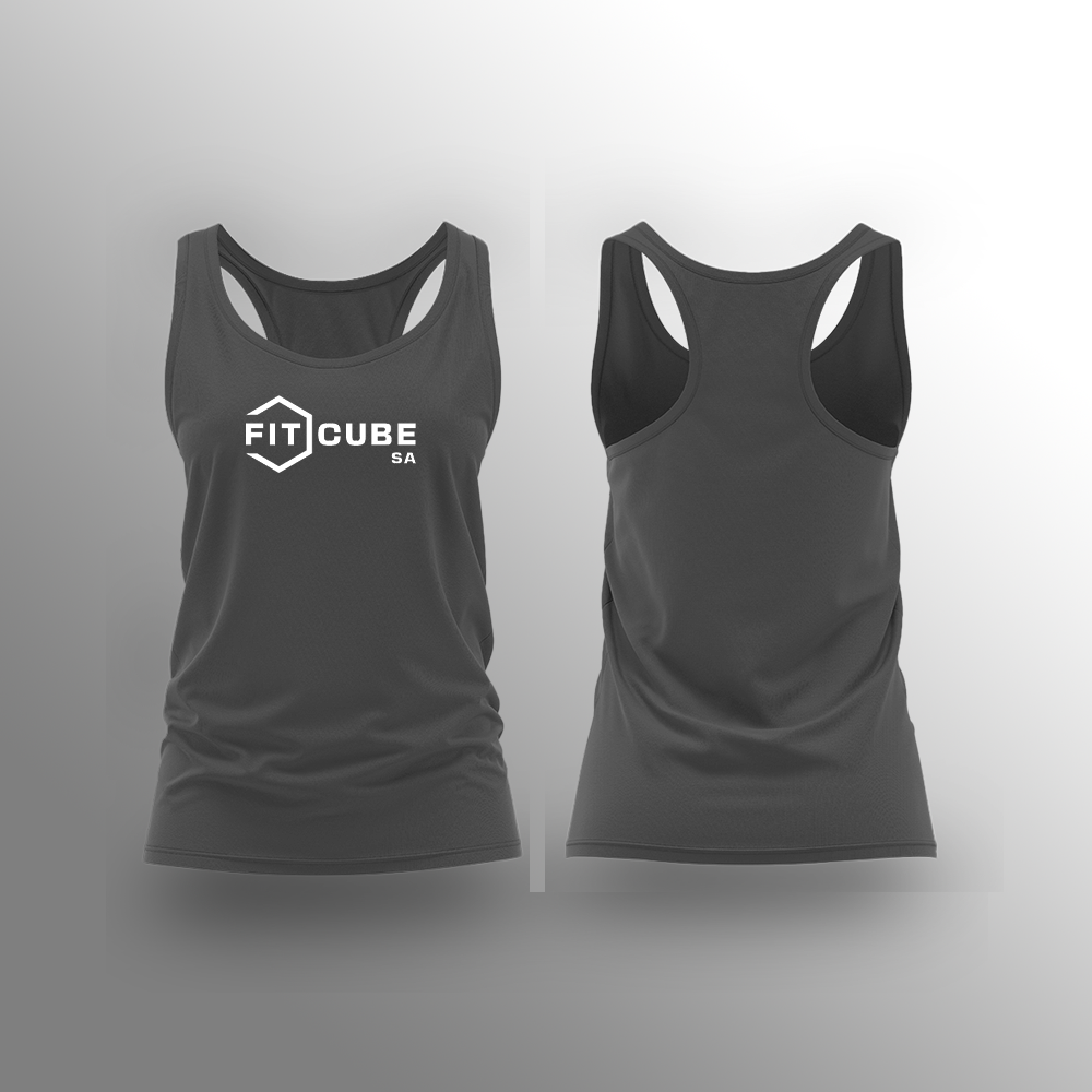 Fitcube SA - Ladies Vest - Charcoal