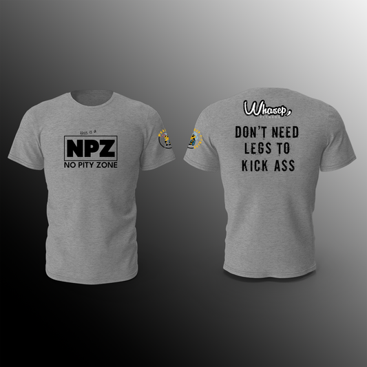 WHASCP Fitness - T-Shirt - Grey - NPZ/WDNLTKA