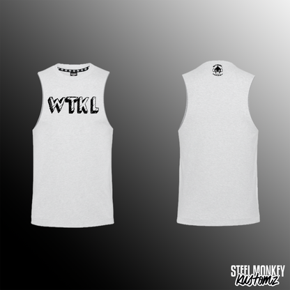 WTKL - Mens Muscle Tank - White - Written