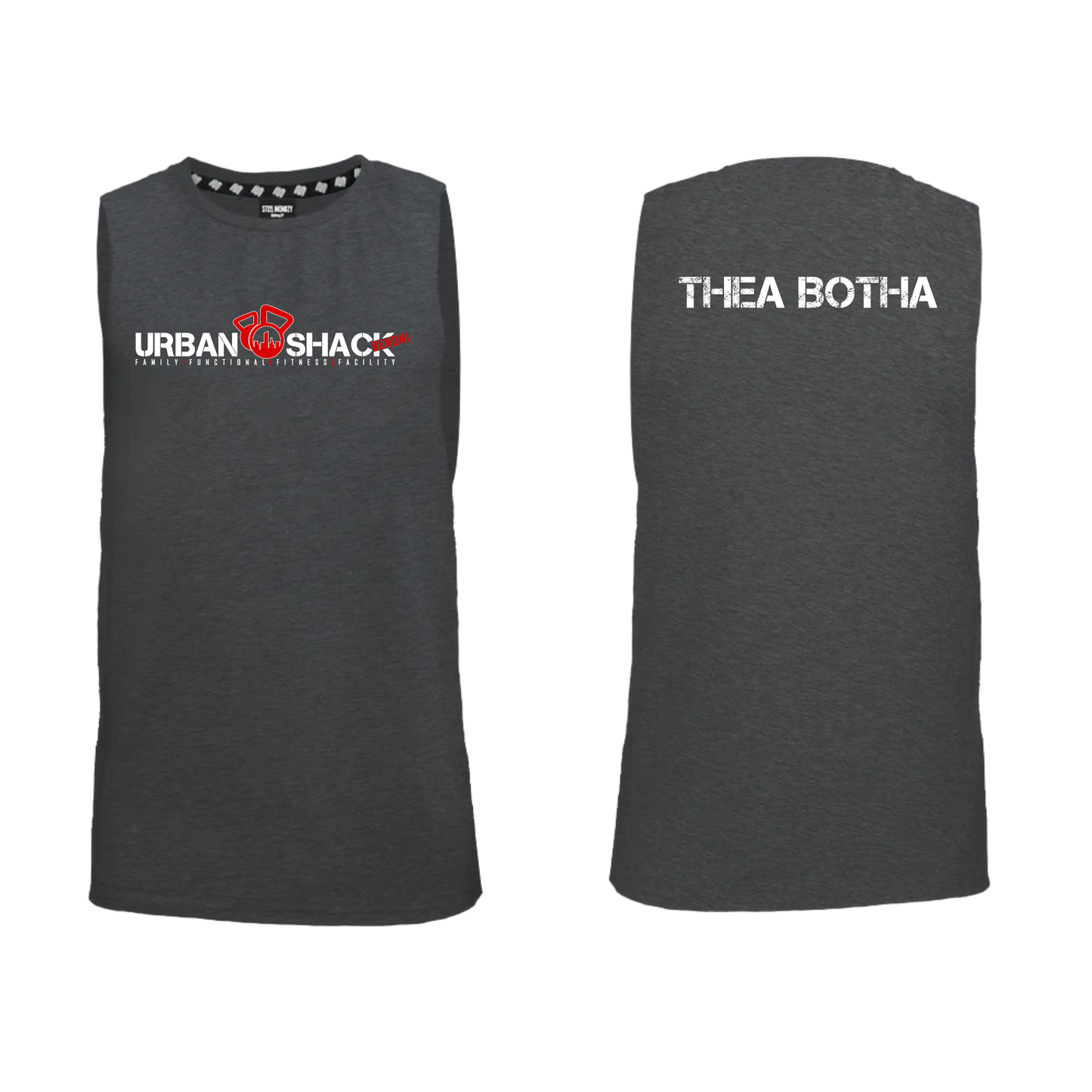 Urban Shack - Thea - Ladies - Muscle tank - Charcoal