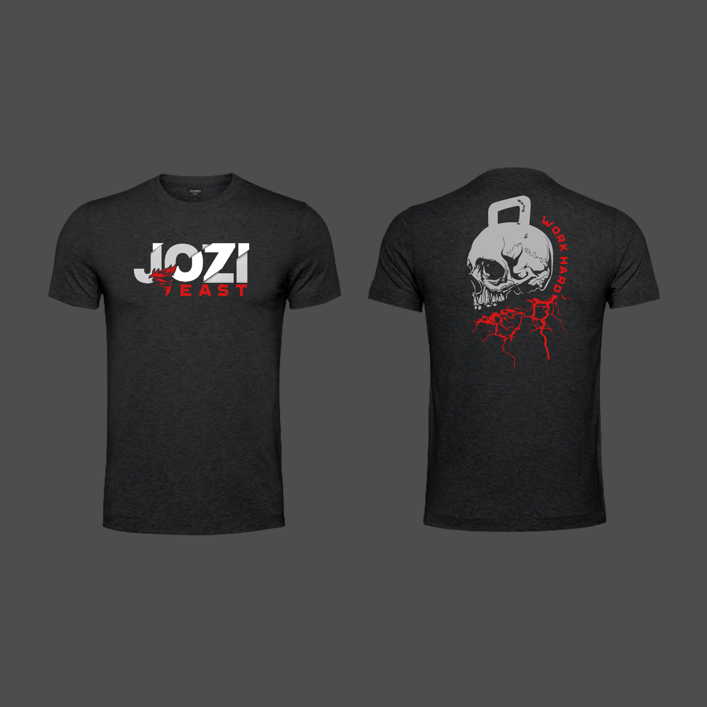 Jozi East - Tshirt - Black - Work Hard