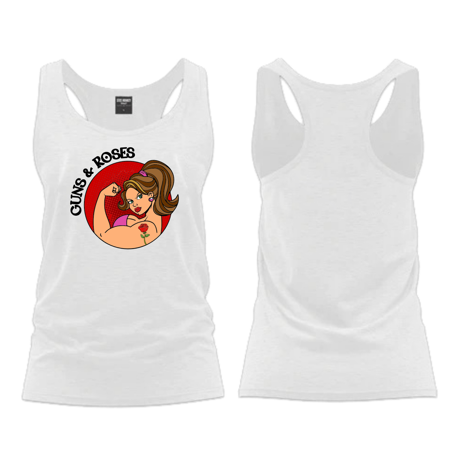 MU Studio - Ladies Vest - White