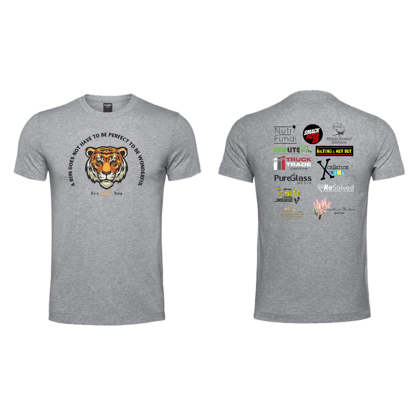 Tigers - T-shirt - Melange - Grey