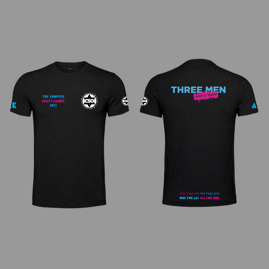 Graft Games - Three Men - Black - Tshirt - A.K