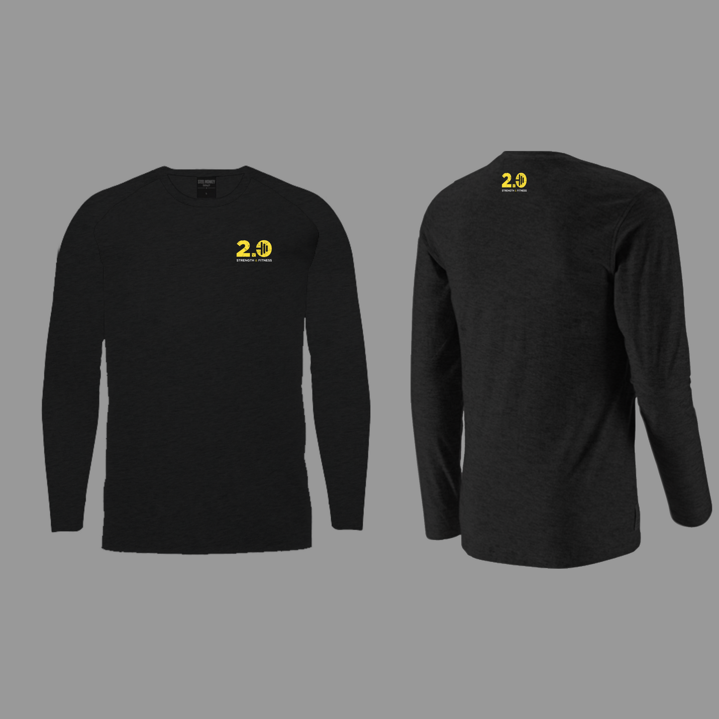 2.0 Strength & Fitness - Unisex Longsleeve - Black