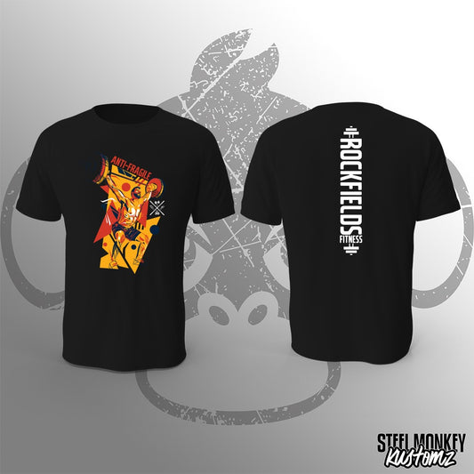 Rockfields Fitness - T-Shirt - Black - Anti-Fragile