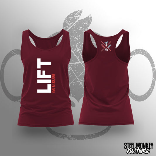 Rockfields Fitness - Vest - Burgundy - Ladies - Lift