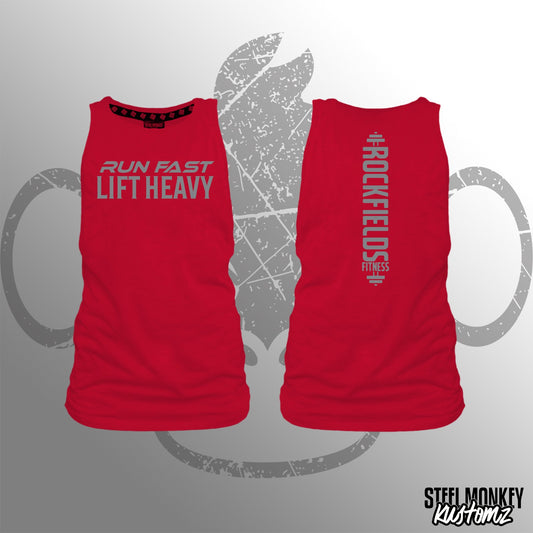 Rockfields Fitness - Muscle Tank - Red - Ladies - Run Fast