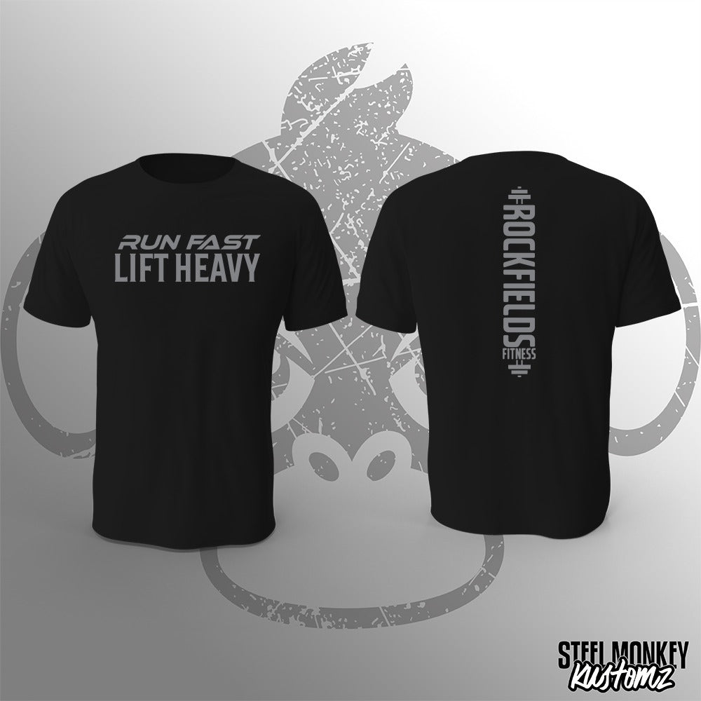 Rockfields Fitness - T-Shirt - Black - Run Fast