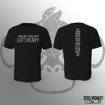 Rockfields Fitness - T-Shirt - Black - Run Fast