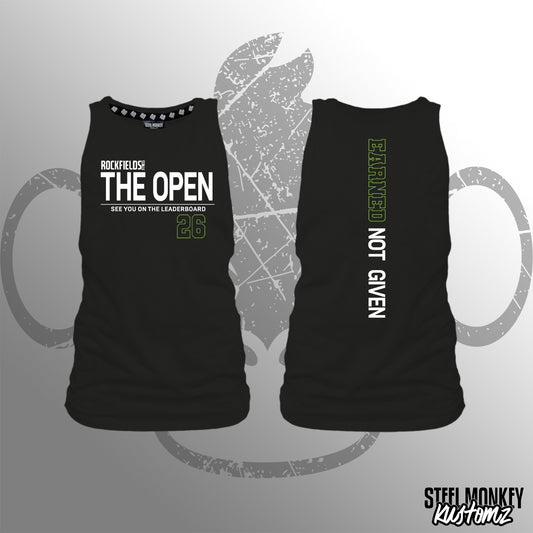 Rockfields Fitness - Muscle Tank - Black - Ladies - Open26