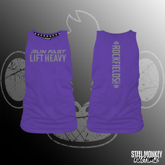 Rockfields Fitness - Muscle Tank - Indigo - Ladies - Run Fast
