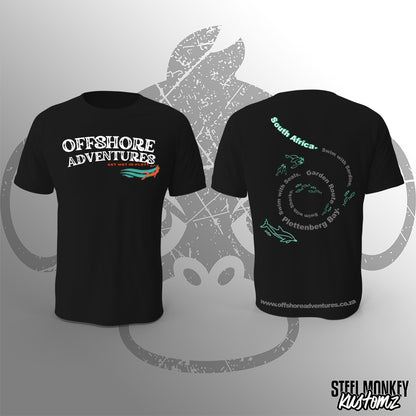 OffShore Adventures - T-Shirt - Black - SA