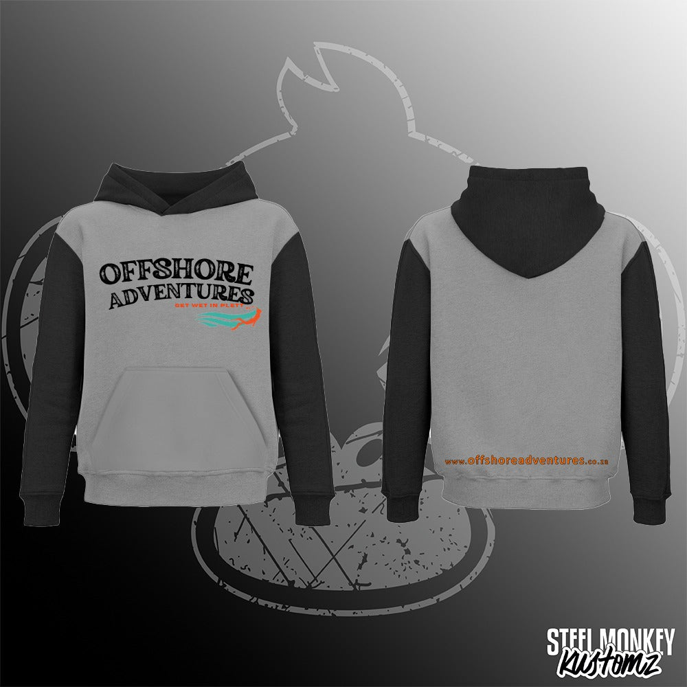 OffShore Adventures - Hoodie - Black & Grey