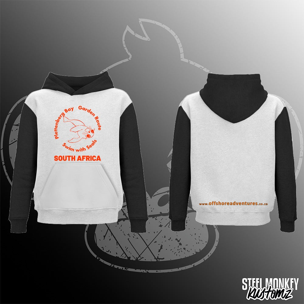 OffShore Adventures - Hoodie - Black & White - Seal