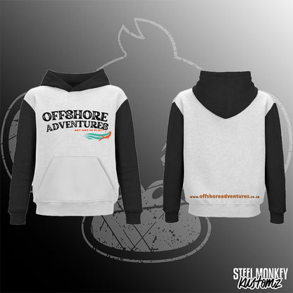OffShore Adventures - Hoodie - Black & White