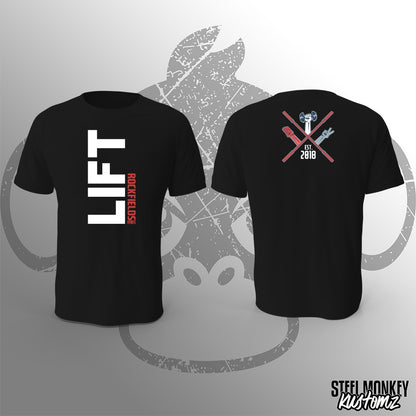 Rockfields Fitness - T-Shirt - Black - Lift