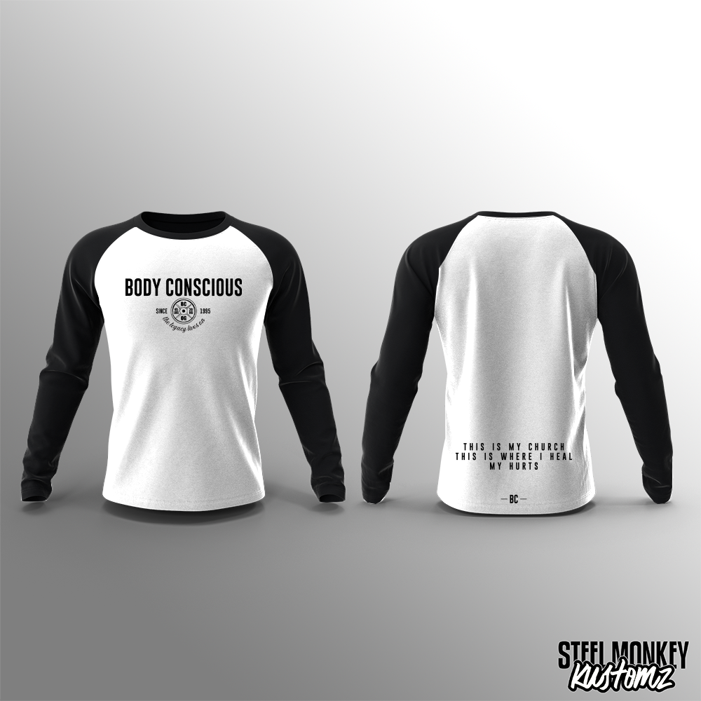 Body Conscious - Long Sleeve - Black & White