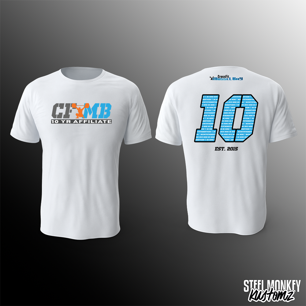 CrossFit Mossel Bay - T-Shirt -  10years