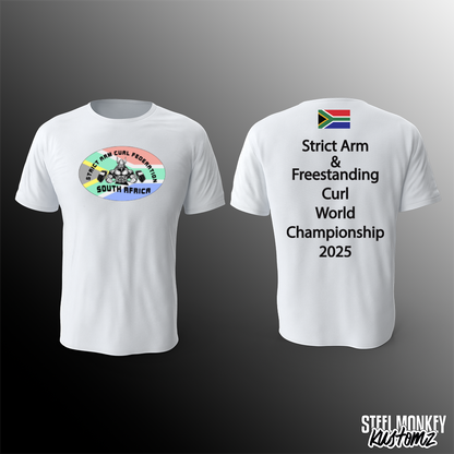 Strict Arm and Freestanding Curl - T-Shirt - White