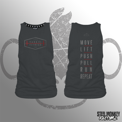Yard21 Fitness - Ladies Muscle Tank - Charcoal