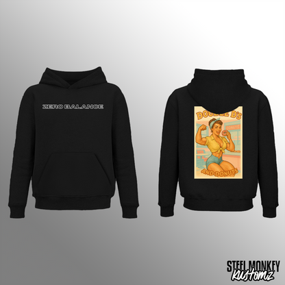 CDK - Black Hoodie - Brushed Fleece - D's and Donuts