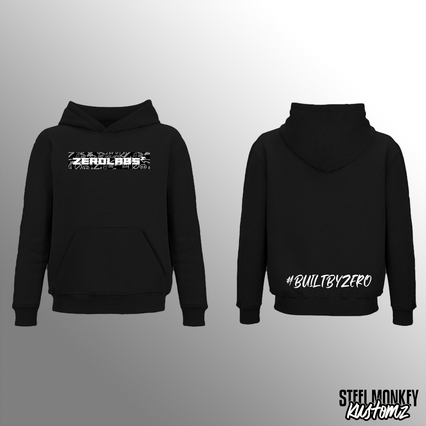 CDK - Black Hoodie - Brushed Fleece - ZeroLabs