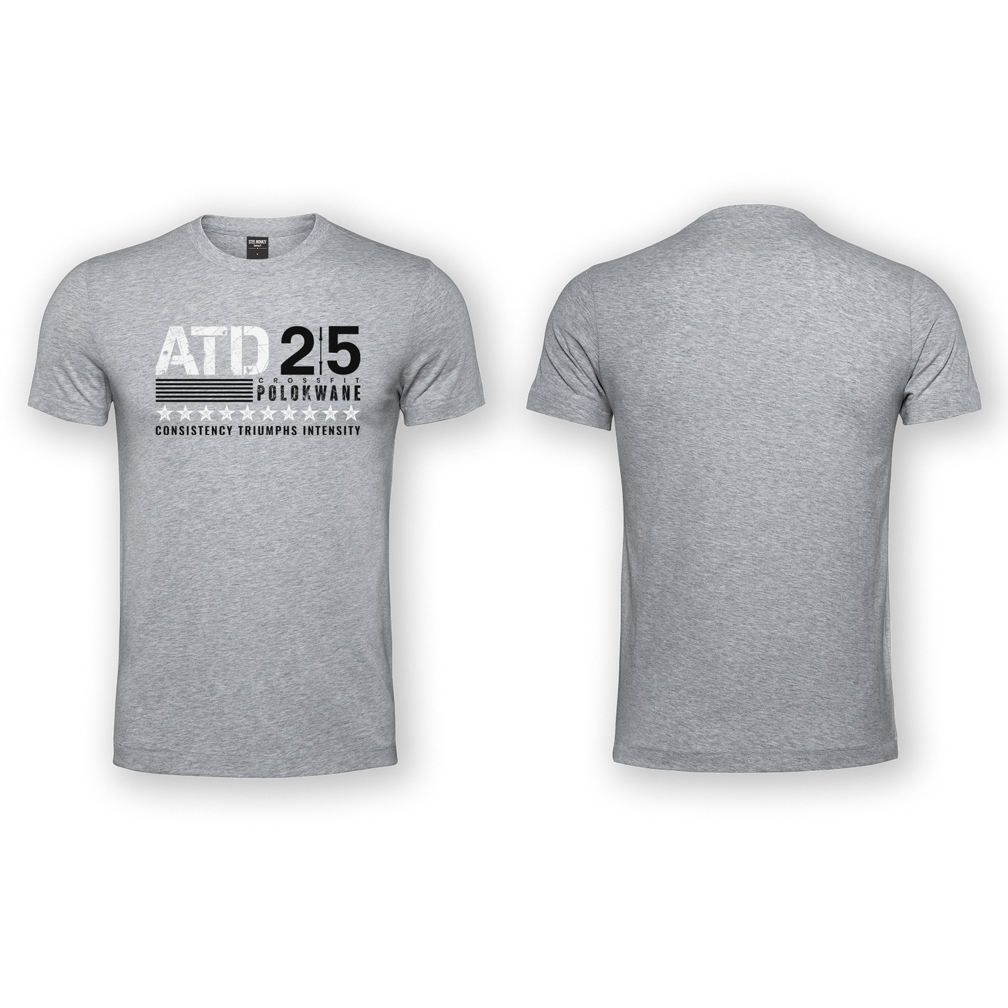 CrossFit Polokwane Men's T-Shirt (ATD25) - Grey Melange