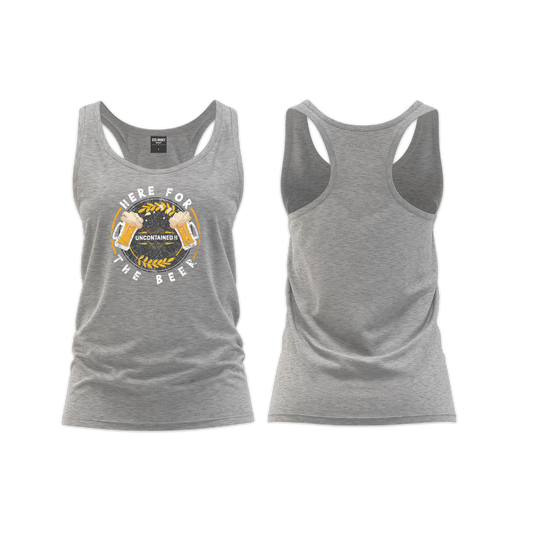 Uncontained II Beer Ladies Straight Cut  Vest - Grey