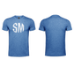 SM Men's Melange T - White Design