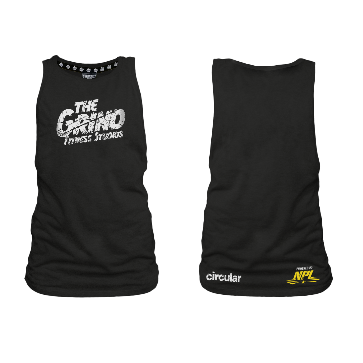 The Grind Ladies Muscle Tank - Black 1