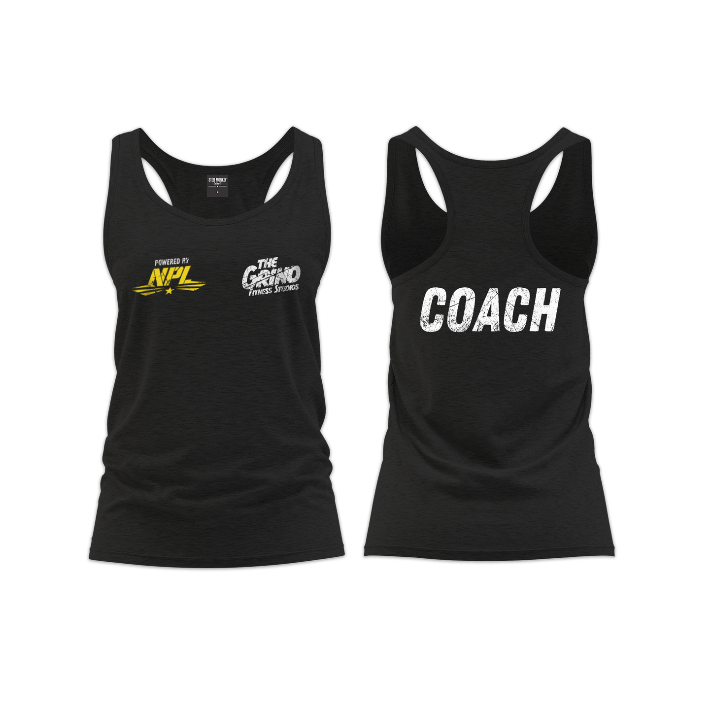 The Grind Coach Ladies Straight Cut  Vest - Black