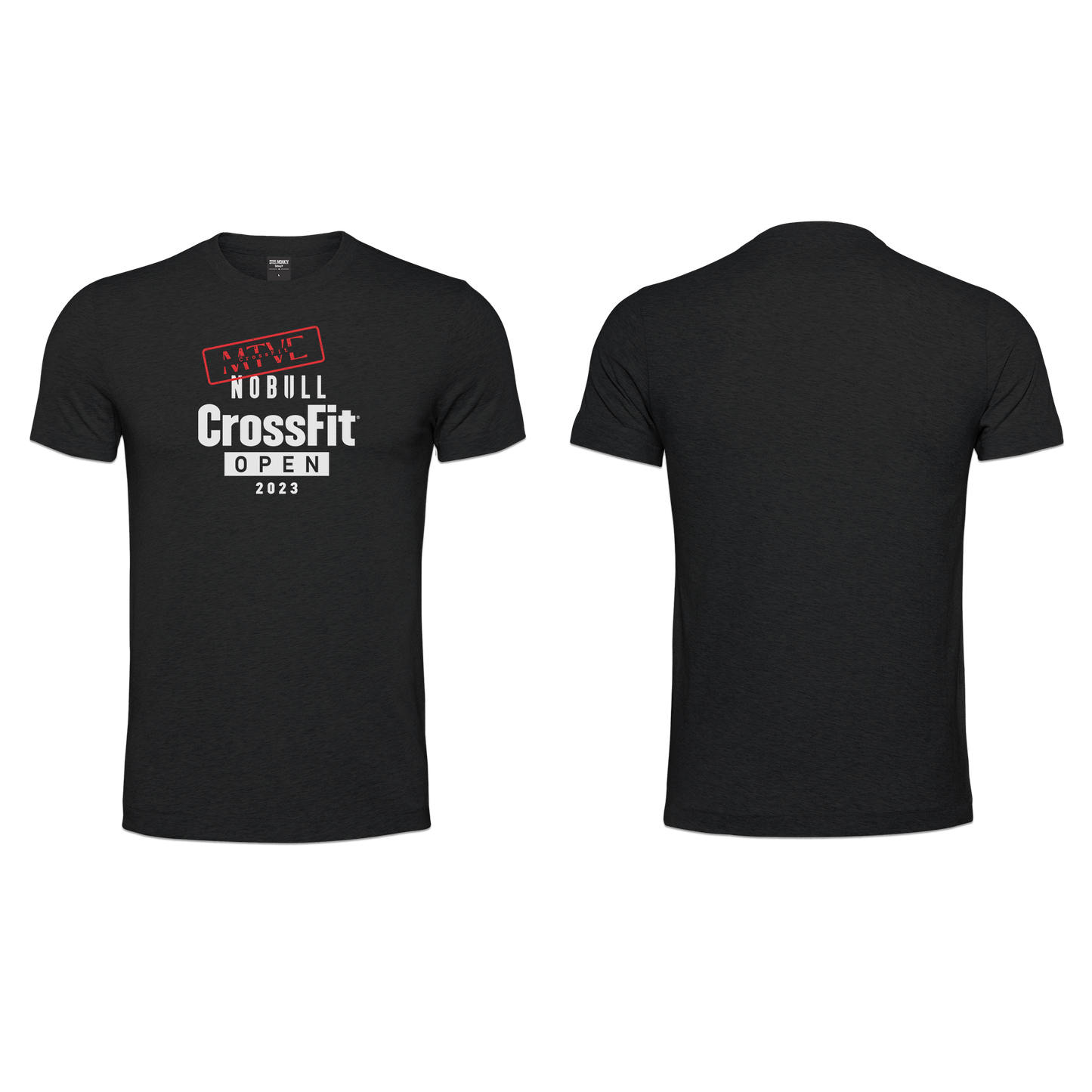 Crossfit Motive Ladies T - Black Melange