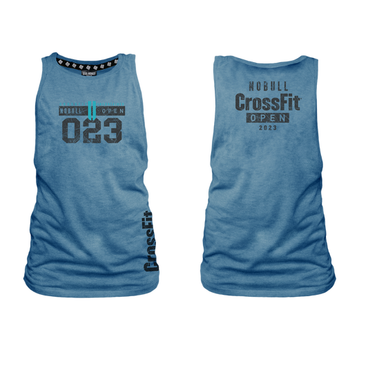 Uncontained II Open 2023 Ladies Muscle Tank - Blue Melange