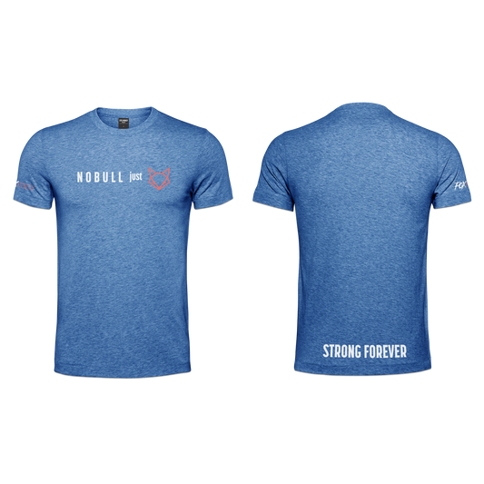 Fox Fitness Ladies T-Shirt - NOBULL Blue Melange