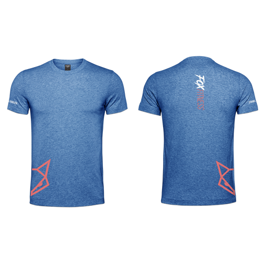 Fox Fitness Men's T-Shirt - Blue Melange