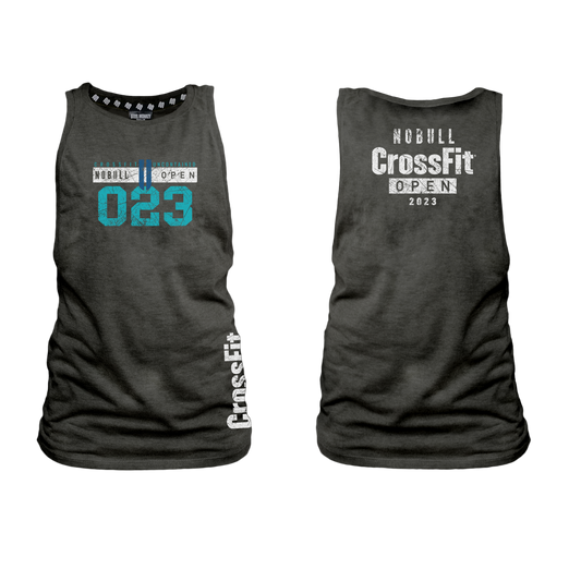 Uncontained II Open 2023 Ladies Muscle Tank - Charcoal Melange