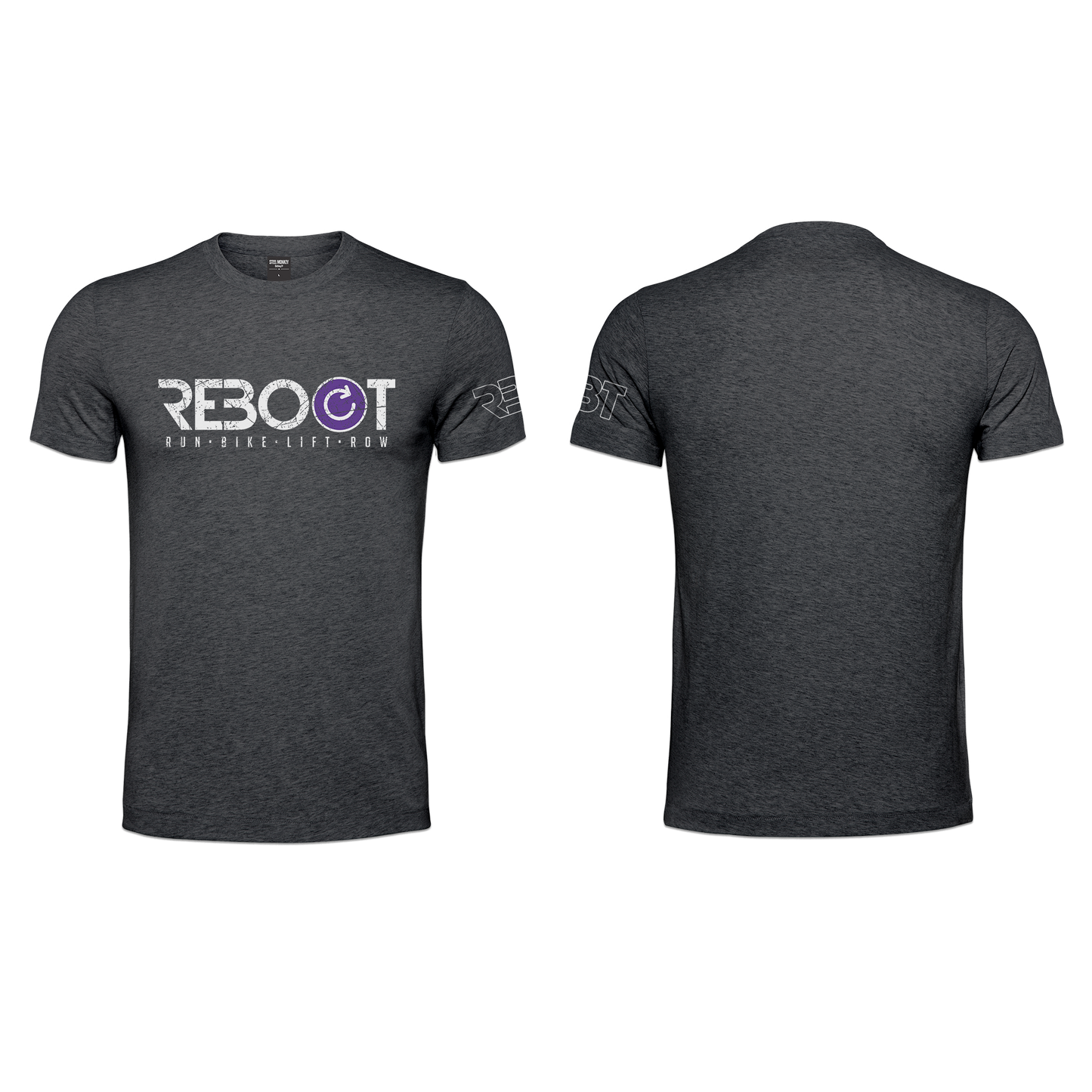 Reboot Mens T - Charcoal Melange